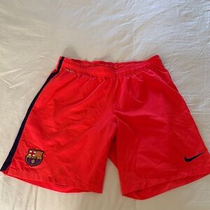 Nike Bright Red Athletic Shorts for Men